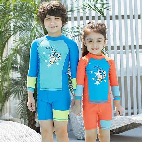 girls boys swimsuit long sleeve swimwear swimming suits 3-12 years kids child beach t shirt shorts surfing diving suit
girls boys swimsuit long sleeve swimwear swimming suits 3-12 years kids child beach t shirt shorts surfing diving suit