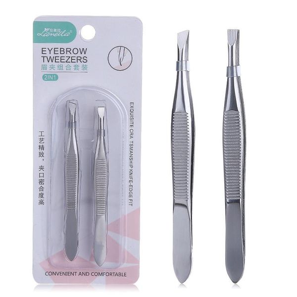 eyebrow tools & stencils 2pcs/set eyelash tool professional stainless steel hair removal clip face remover tweezers makeup pinset 0729
eyebrow tools & stencils 2pcs/set eyelash tool professional stainless steel hair removal clip face remover tweezers makeup pinset 0729