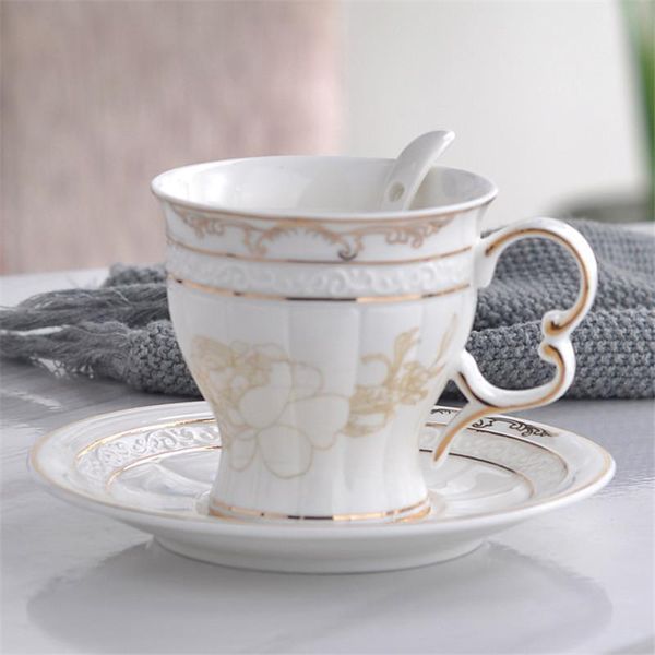 cups & saucers european ceramic coffee cup with spoon and saucer simple bone china afternoon flower teacup high-end couple mug wedding gift
cups & saucers european ceramic coffee cup with spoon and saucer simple bone china afternoon flower teacup high-end couple mug wedding gift