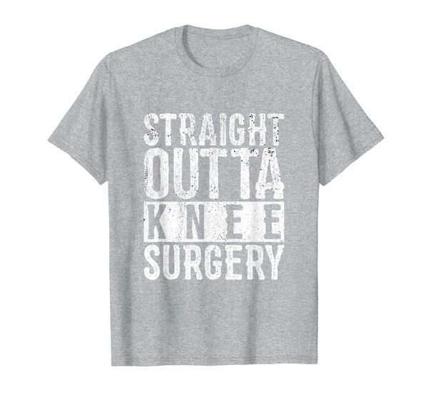 funny knee surgery t-shirt, White;black