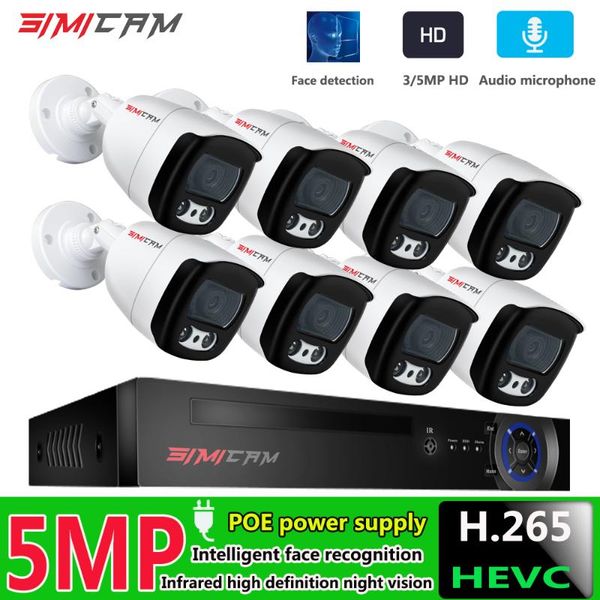 5mp poe ip ai smart camera kit 8ch video recorder nvr support up to 8mp4k audio outdoor waterproof security surveillance system
5mp poe ip ai smart camera kit 8ch video recorder nvr support up to 8mp4k audio outdoor waterproof security surveillance system