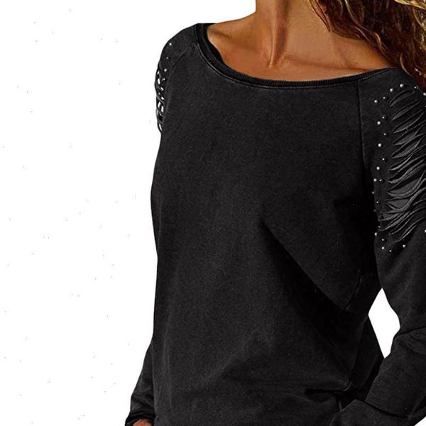 womens blouse casual strappy long sleeve pearl beaded blouse solid color womens and blouses streetwear 2021, White
womens blouse casual strappy long sleeve pearl beaded blouse solid color womens and blouses streetwear 2021, White