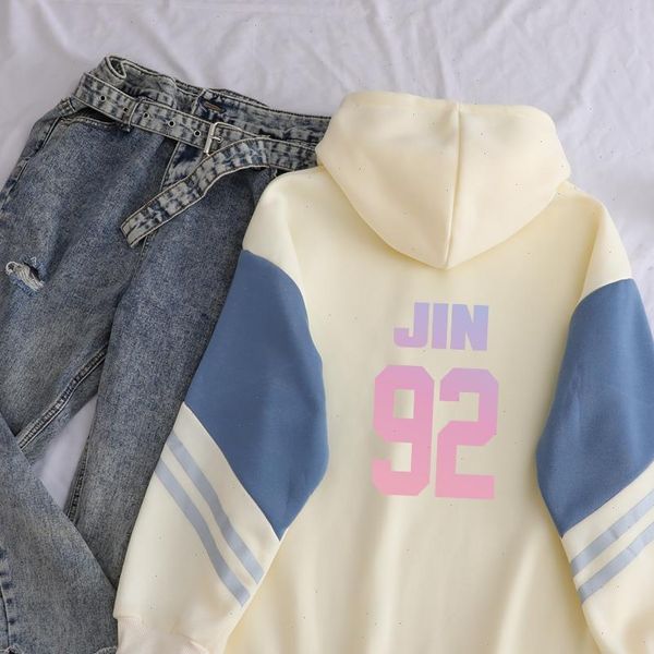 bangtan boys hoodies women korean kpop jungkook suga jimin v rap monster jin j hope fleece spell color patchwork sweatshirt, Black
bangtan boys hoodies women korean kpop jungkook suga jimin v rap monster jin j hope fleece spell color patchwork sweatshirt, Black