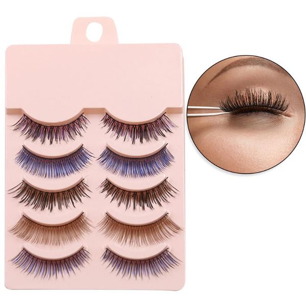 false eyelashes 5 pair simulation synthetic hair natural thick long makeup extension handmade soft
false eyelashes 5 pair simulation synthetic hair natural thick long makeup extension handmade soft