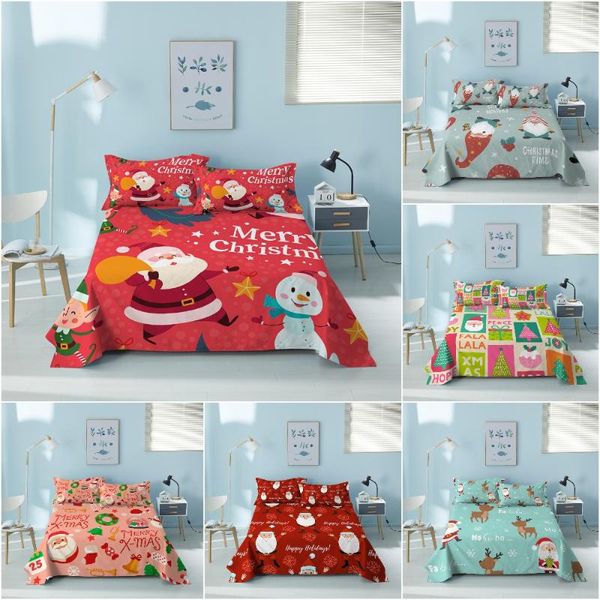 sheets & sets christmas present bed sheet set 3d xmas printed flat with case bedspread on the king twin size home textile
sheets & sets christmas present bed sheet set 3d xmas printed flat with case bedspread on the king twin size home textile