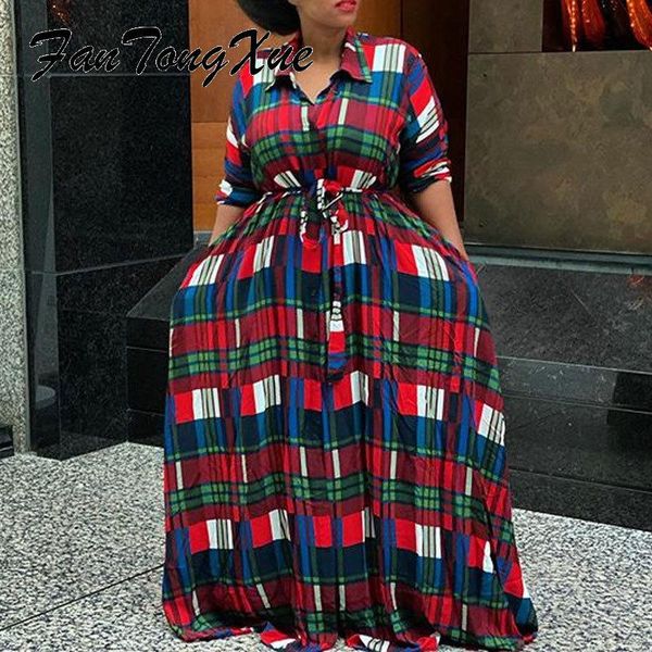 casual dresses autumn shirt women 2021 color plaid print lace up streetwear dress loose full sleeve maxi vintage clothing, Black;gray
casual dresses autumn shirt women 2021 color plaid print lace up streetwear dress loose full sleeve maxi vintage clothing, Black;gray
