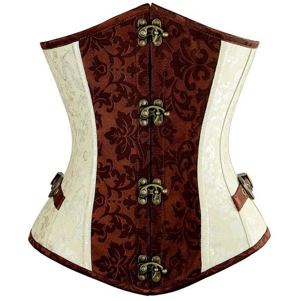 bustiers & corsets steampunk vintage corset gothic clothing women lace up stud buckle retro korset corsage, Black;white
bustiers & corsets steampunk vintage corset gothic clothing women lace up stud buckle retro korset corsage, Black;white