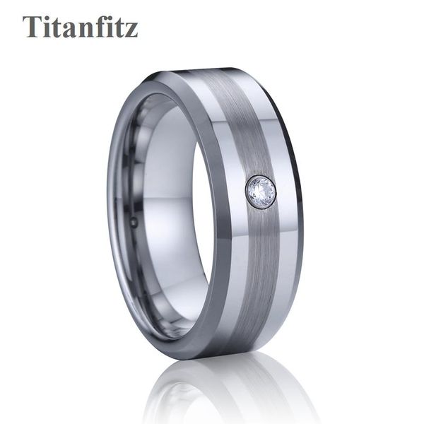 wedding rings classic cz stone tungsten carbide ring jewelry 8mm love alliances bands for men and women no fade anti scratch, Slivery;golden
wedding rings classic cz stone tungsten carbide ring jewelry 8mm love alliances bands for men and women no fade anti scratch, Slivery;golden