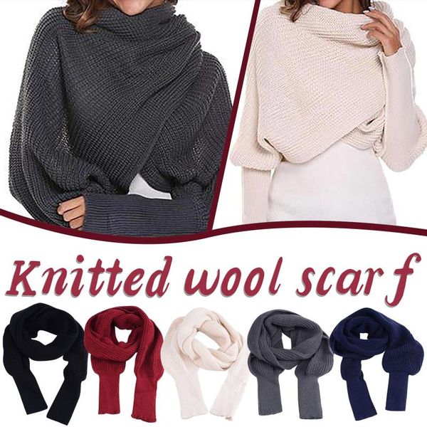 scarves scarf women hijab designer clothes bandana wool men and lengthened bib shawl with sleeves knitted echarpe, Blue;gray
scarves scarf women hijab designer clothes bandana wool men and lengthened bib shawl with sleeves knitted echarpe, Blue;gray