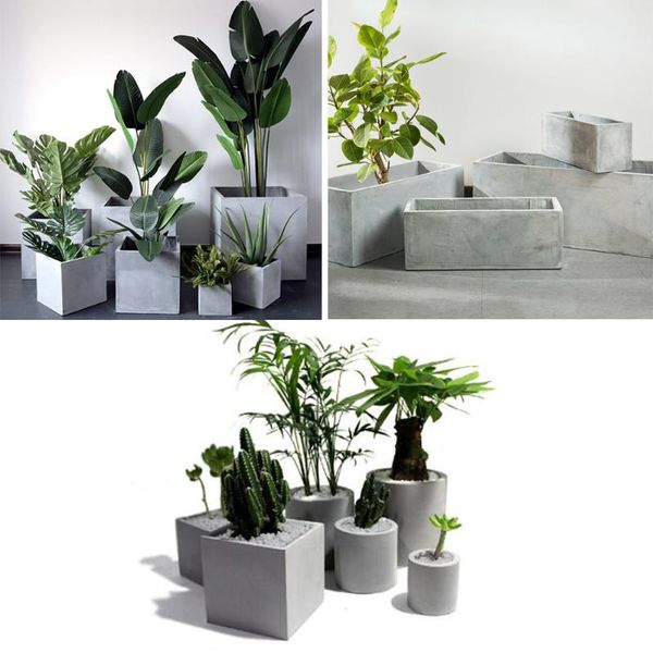baking moulds cement flowerpot silica gel mould round square concrete potted furniture
baking moulds cement flowerpot silica gel mould round square concrete potted furniture