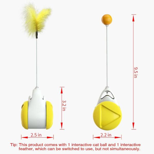 cat toys tumbler interactive toy swing puzzle fun training play balance car with feather turntable spinning pet supplies
cat toys tumbler interactive toy swing puzzle fun training play balance car with feather turntable spinning pet supplies