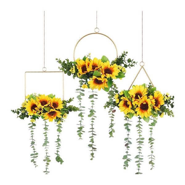 artificial sunflower metal floral hoop wreath set of 3,wall hanging hoop garland wreath for wall wedding decor
artificial sunflower metal floral hoop wreath set of 3,wall hanging hoop garland wreath for wall wedding decor