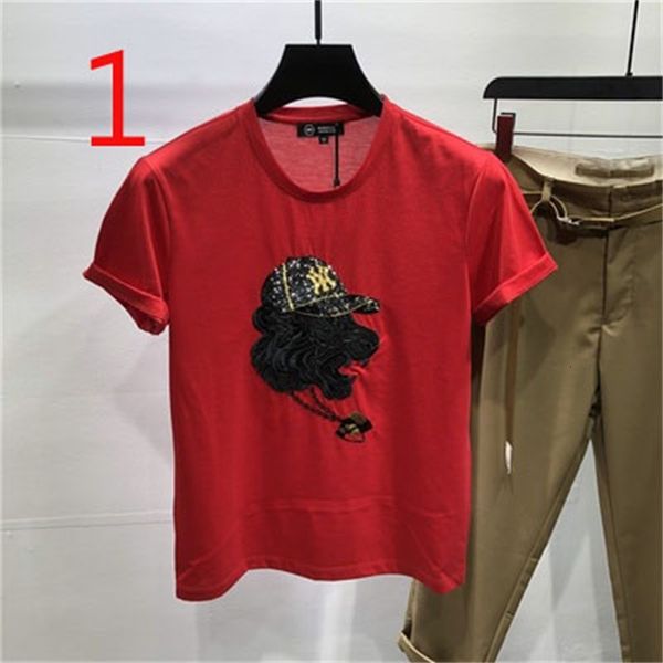 2021 new men's embroidery youth short t-shirt lapel slim half sleeve fashion korean tide brand handsome tn42, White;black
2021 new men's embroidery youth short t-shirt lapel slim half sleeve fashion korean tide brand handsome tn42, White;black