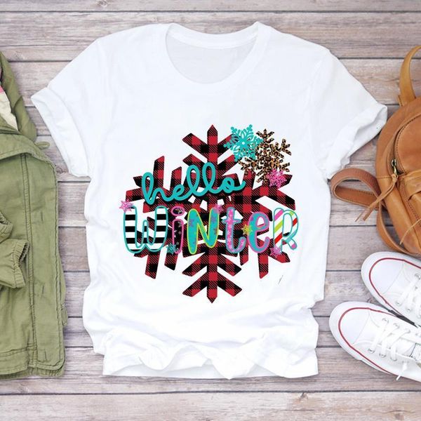 women christmas plaid snowflake leopard 90s winter holiday print lady tshirt ladies graphic t-shirts female tee t-shirt, White
women christmas plaid snowflake leopard 90s winter holiday print lady tshirt ladies graphic t-shirts female tee t-shirt, White