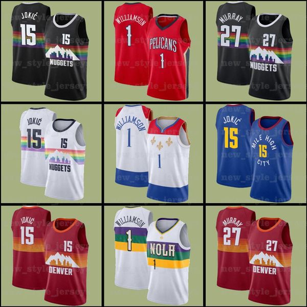 ncaa duke 1 zion 15 nikola williamson murray jokic 27 jamal b0 denver nuggets new orleans pelicans men basketball jerseys, Black;red
ncaa duke 1 zion 15 nikola williamson murray jokic 27 jamal b0 denver nuggets new orleans pelicans men basketball jerseys, Black;red