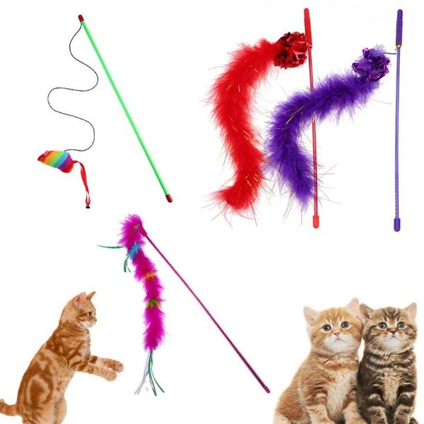 cat toys cute funny colorful rod teaser wand plastic pet for cats interactive stick supplies
cat toys cute funny colorful rod teaser wand plastic pet for cats interactive stick supplies