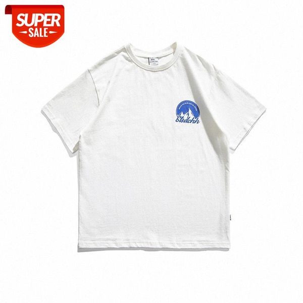 forn3 t-shirt male youth campus student snow mountain print loose round neck men's short sleeve #ju4t, White;black
forn3 t-shirt male youth campus student snow mountain print loose round neck men's short sleeve #ju4t, White;black