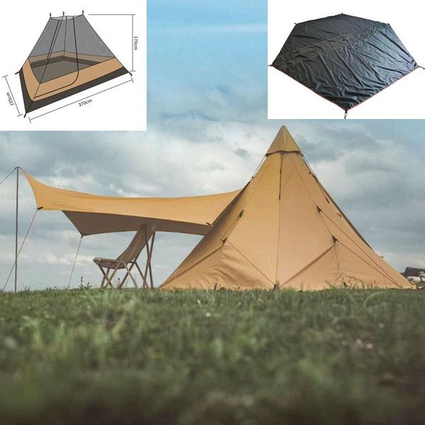 tents and shelters teepee pyramid yurt tent shelter anti-rainstorm outdoor camping with chimney hole include inner footprint
tents and shelters teepee pyramid yurt tent shelter anti-rainstorm outdoor camping with chimney hole include inner footprint