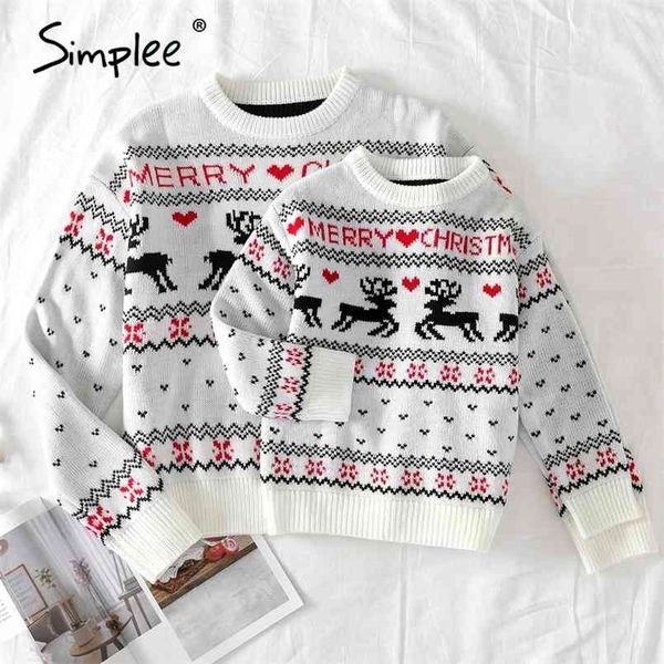 o-neck christmas sweater family matching outfits autumn winter deer print knitted pullovers year 210724, Blue
o-neck christmas sweater family matching outfits autumn winter deer print knitted pullovers year 210724, Blue