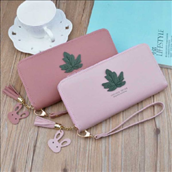wallets long wallet women's cartoon retro witch small surprise, Red;black