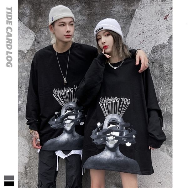 2021 tech fleeceautumn and winter new round neck loose animation printed sweater cartoon couple fashion men's and women's high str, Black
2021 tech fleeceautumn and winter new round neck loose animation printed sweater cartoon couple fashion men's and women's high str, Black