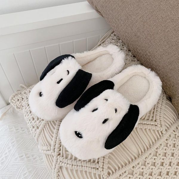 slippers cotton slipper woman household lovely dog 2021 winter home fur indoor lovers man women couples non-slip, Black
slippers cotton slipper woman household lovely dog 2021 winter home fur indoor lovers man women couples non-slip, Black