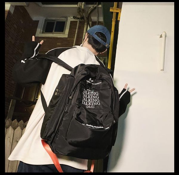 bb206 large-capacity travel backpack korean campus school bag high school male college student
bb206 large-capacity travel backpack korean campus school bag high school male college student