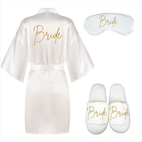 champange bridal robe 3pc set women sleepwear of bridekimono eyemask slippers bridesmaid wedding party shower bathrobe getting married robes, Black;red 
champange bridal robe 3pc set women sleepwear of bridekimono eyemask slippers bridesmaid wedding party shower bathrobe getting married robes, Black;red