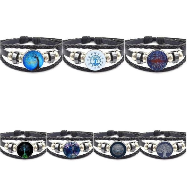 charm bracelets ej glaze ladies glass black leather bracelet bangle women statement handmade maxi for girls blue tree of life, Golden;silver
charm bracelets ej glaze ladies glass black leather bracelet bangle women statement handmade maxi for girls blue tree of life, Golden;silver