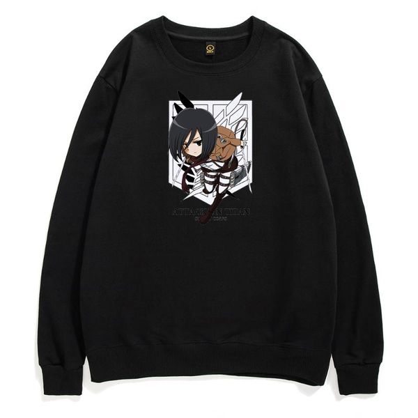 men's hoodies & sweatshirts mikasa ackerman men clothing attack on titan pullovers cool japanese anime hip hop streetwear harajuku male, Black
men's hoodies & sweatshirts mikasa ackerman men clothing attack on titan pullovers cool japanese anime hip hop streetwear harajuku male, Black