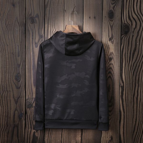 men's hoodies spring fall fashion casual hoodie pullovers outerwear plus size camouflage with hood male c6np, Black
men's hoodies spring fall fashion casual hoodie pullovers outerwear plus size camouflage with hood male c6np, Black