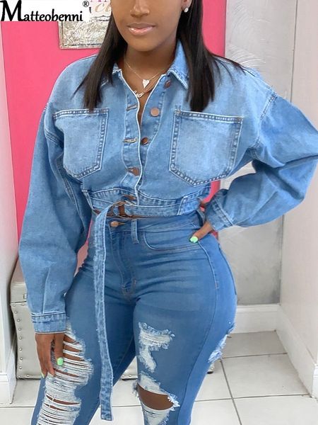 2021 new fashion jeans jackets coats short casual loose coat autumn long sleeve oversize women denim jacket with belt p6dl, Black;brown
2021 new fashion jeans jackets coats short casual loose coat autumn long sleeve oversize women denim jacket with belt p6dl, Black;brown