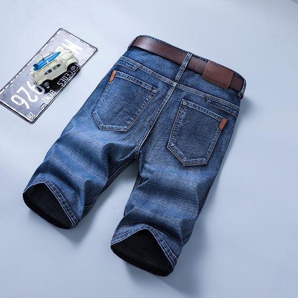 men's jeans 2021 summer classic brand business casual men's straight thin denim shorts high-quality stretch lightweight men, Blue
men's jeans 2021 summer classic brand business casual men's straight thin denim shorts high-quality stretch lightweight men, Blue