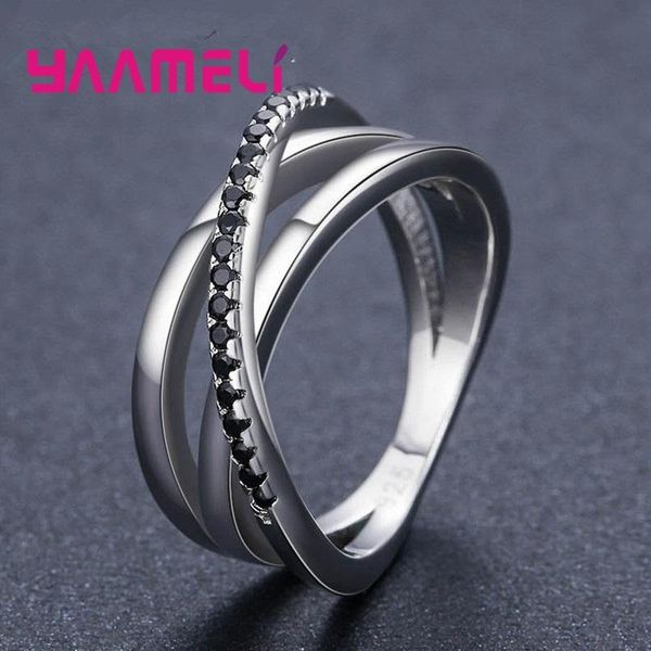 cluster rings fine 925 sterling silver metal punk cross original design black crystal jewelry for women men party accessories gift, Golden;silver
cluster rings fine 925 sterling silver metal punk cross original design black crystal jewelry for women men party accessories gift, Golden;silver