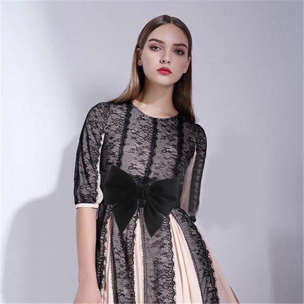 Women Bow Black Wide Waistband Elastic Lady Waist Belt Fashion Coat Sweater Accessories Female Waistband Belts For Woman
Women Bow Black Wide Waistband Elastic Lady Waist Belt Fashion Coat Sweater Accessories Female Waistband Belts For Woman
