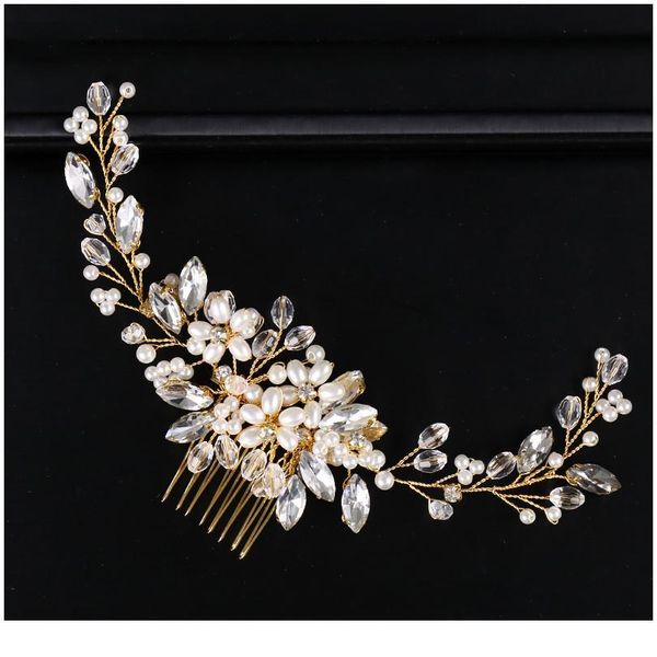 trendy gold pearl crystal bridal hair comb hair accessories wedding bridal headpiece hair ornaments bride women qylgez
trendy gold pearl crystal bridal hair comb hair accessories wedding bridal headpiece hair ornaments bride women qylgez