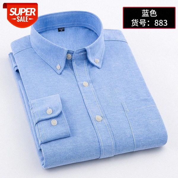 men's spring and autumn oxford shirt long-sleeved korean solid color casual #zz6u, White;black
men's spring and autumn oxford shirt long-sleeved korean solid color casual #zz6u, White;black