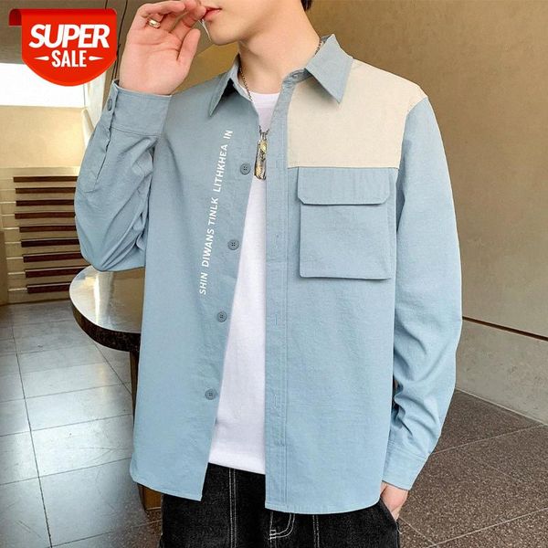 workwear shirt men's trend autumn korean loose long-sleeved jacket hong kong style casual clothing #ur6g, White;black
workwear shirt men's trend autumn korean loose long-sleeved jacket hong kong style casual clothing #ur6g, White;black