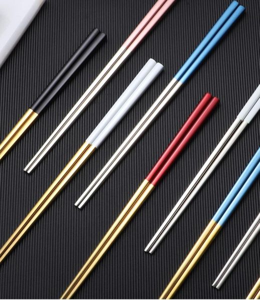 chopsticks 5 pairs/set chinese metal non-slip stainless steel resuable sticks kitchen sushi
chopsticks 5 pairs/set chinese metal non-slip stainless steel resuable sticks kitchen sushi