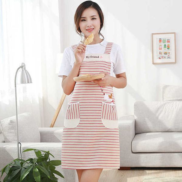 apronskorean kitchen oil proof and fouling fashion cotton hemp apron home princess with striped
apronskorean kitchen oil proof and fouling fashion cotton hemp apron home princess with striped