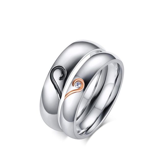 wedding rings men's and women's couples large small noble colorful zircon stainless steel decorative ring engagement lover gift, Slivery;golden
wedding rings men's and women's couples large small noble colorful zircon stainless steel decorative ring engagement lover gift, Slivery;golden
