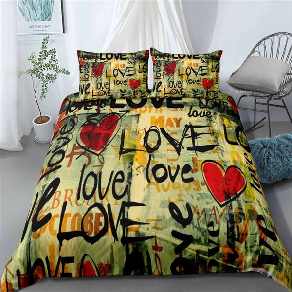 fashion doodle vintage bedding set love soft washable home bed cover pillowcase single double full king quilt cover
fashion doodle vintage bedding set love soft washable home bed cover pillowcase single double full king quilt cover