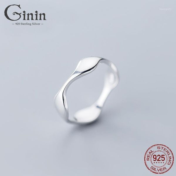 cluster rings ginin real 925 sterling silver ring female simple personality wave irregular glossy geometric jewelry engagement party gift1, Golden;silver
cluster rings ginin real 925 sterling silver ring female simple personality wave irregular glossy geometric jewelry engagement party gift1, Golden;silver