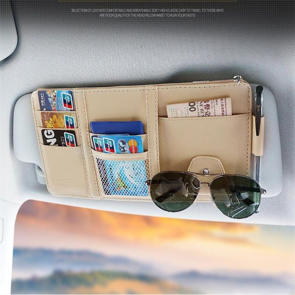 car organizer multifunctional sunshade pocket card sun visor leather storage bag glasses holder
car organizer multifunctional sunshade pocket card sun visor leather storage bag glasses holder
