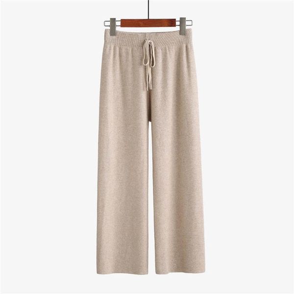 women's pants & capris autumn winter knitted warm wide leg thickened high waist trousers office lady loose straight ankle-length, Black;white
women's pants & capris autumn winter knitted warm wide leg thickened high waist trousers office lady loose straight ankle-length, Black;white