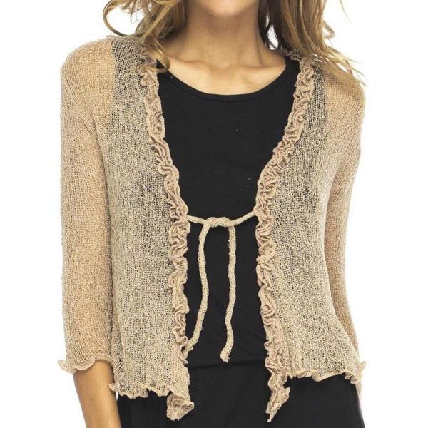 women's knits & tees women 2021 summer short cardigan coat female o- neck thin knitted coats 3/4 sleeve pure color air conditioning cas, White
women's knits & tees women 2021 summer short cardigan coat female o- neck thin knitted coats 3/4 sleeve pure color air conditioning cas, White