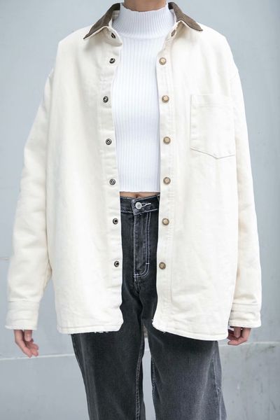 2021 autumn and winter new single-breasted button long-sleeved lapel fashion all-match plus veet jacket women nuiw, Black;brown
2021 autumn and winter new single-breasted button long-sleeved lapel fashion all-match plus veet jacket women nuiw, Black;brown