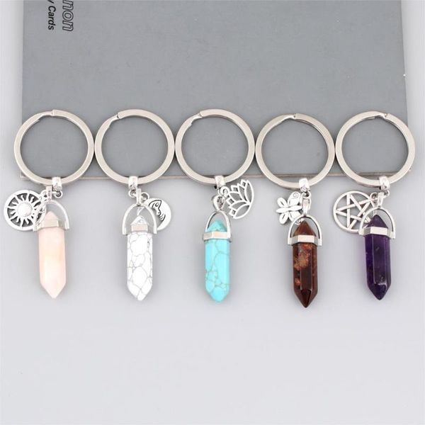 keychains 1pc natural quartz stone keyring star moon sun pendant keychain metal handcrafts jewelry wholesales e2510-e2514, Silver
keychains 1pc natural quartz stone keyring star moon sun pendant keychain metal handcrafts jewelry wholesales e2510-e2514, Silver