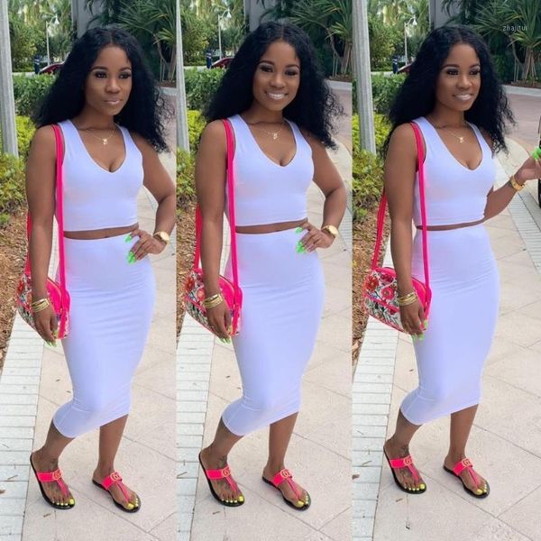 summer casual solid sleeveless deep v off shoulder crop bodycon fashion slim tow piece outfits women's tracksuits, Gray
summer casual solid sleeveless deep v off shoulder crop bodycon fashion slim tow piece outfits women's tracksuits, Gray