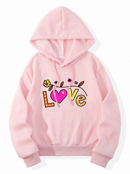 heart & letter graphic drawstring thermal hoodie k8f1#, White;black
heart & letter graphic drawstring thermal hoodie k8f1#, White;black